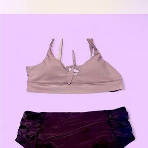 Gray and black  2 piece Bikini Set